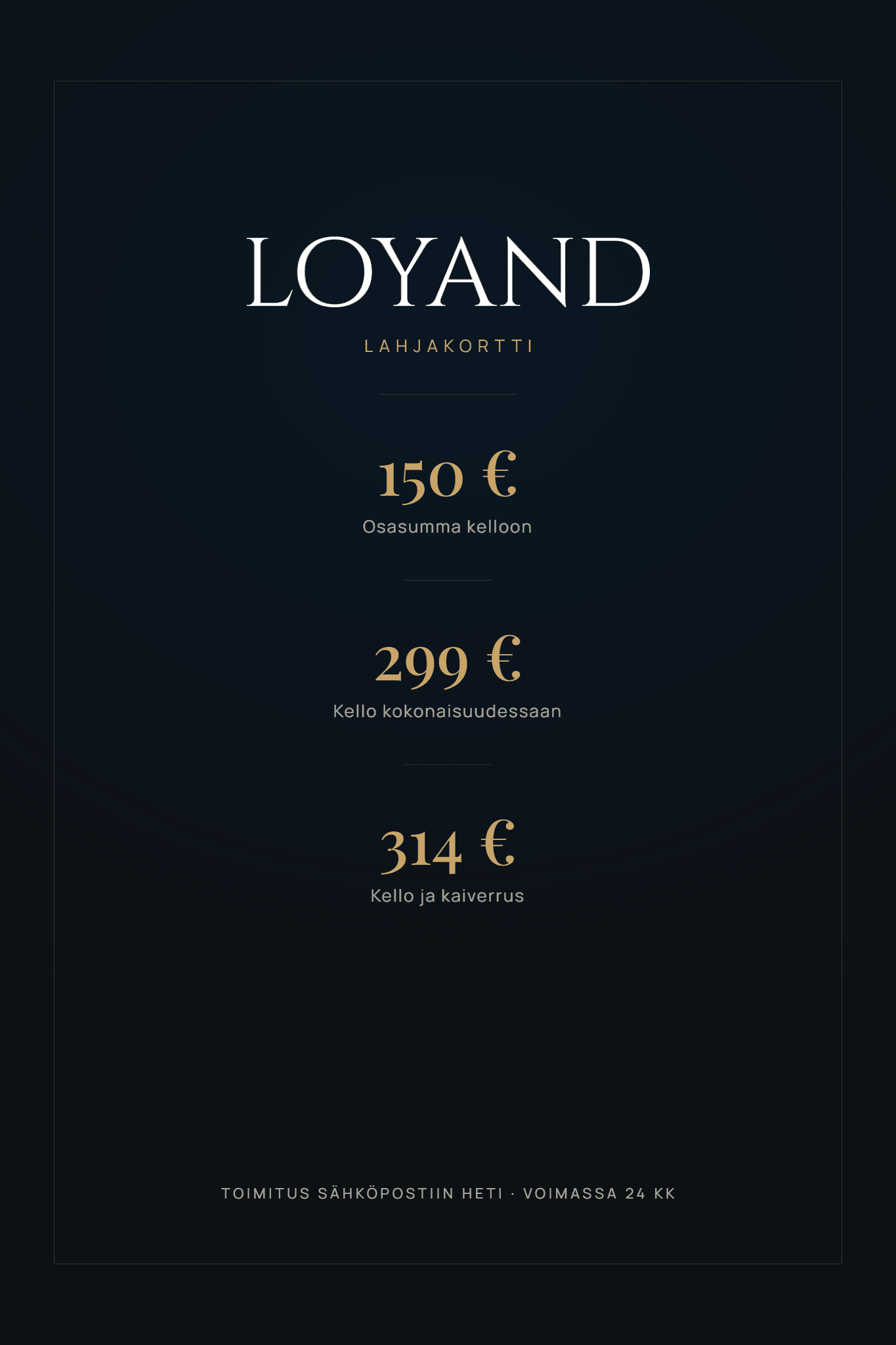 Loyand - Lahjakortti - Loyand