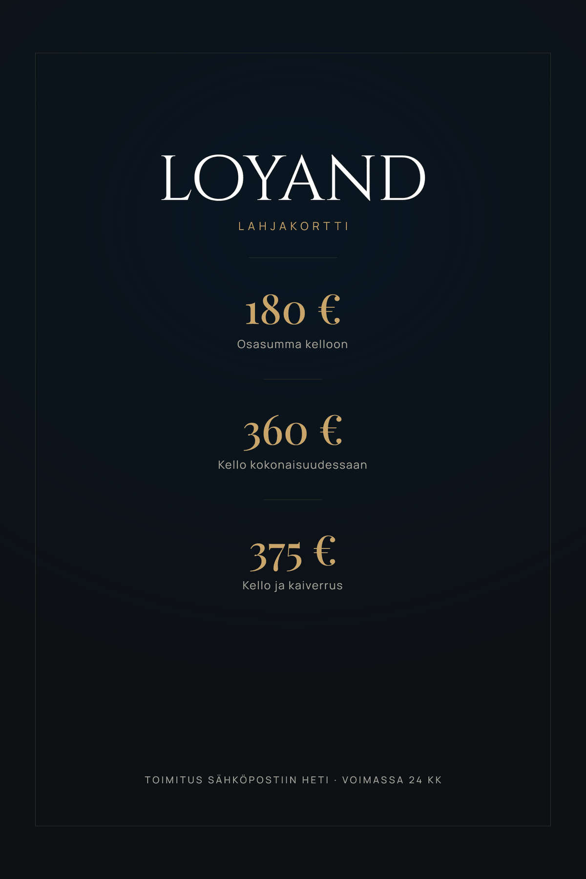 Loyand - Lahjakortti - Loyand